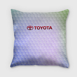 Подушка квадратная TOYOTA, цвет: 3D-принт