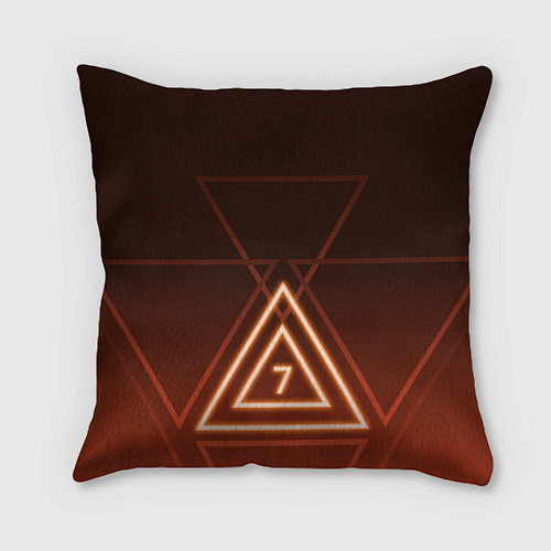 Подушка квадратная Artik & Asti / 3D-принт – фото 1