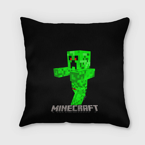 Подушка квадратная MINECRAFT CREEPER / 3D-принт – фото 1