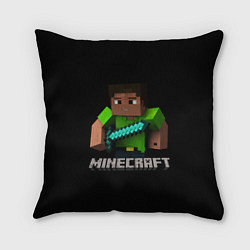 Подушка квадратная MINECRAFT, цвет: 3D-принт