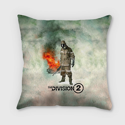 Подушка квадратная The Division 2 / 3D-принт – фото 1