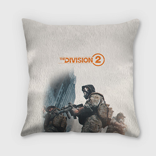 Подушка квадратная The Division 2 Military / 3D-принт – фото 1