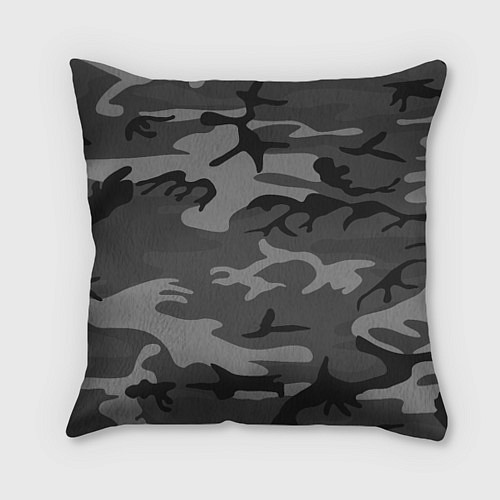 Подушка квадратная Военный камуфляж / 3D-принт – фото 1