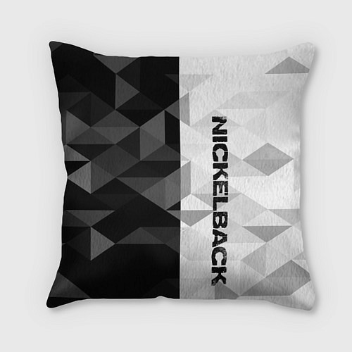 Подушка квадратная Nickelback / 3D-принт – фото 1