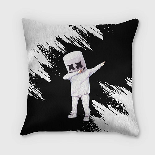 Подушка квадратная Marshmello / 3D-принт – фото 1