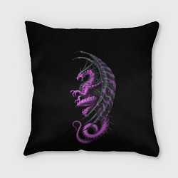 Подушка квадратная Purple Dragon, цвет: 3D-принт