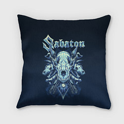 Подушка квадратная Skull Sabaton