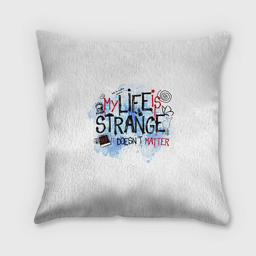 Подушка квадратная LIFE IS STRANGE / 3D-принт – фото 1