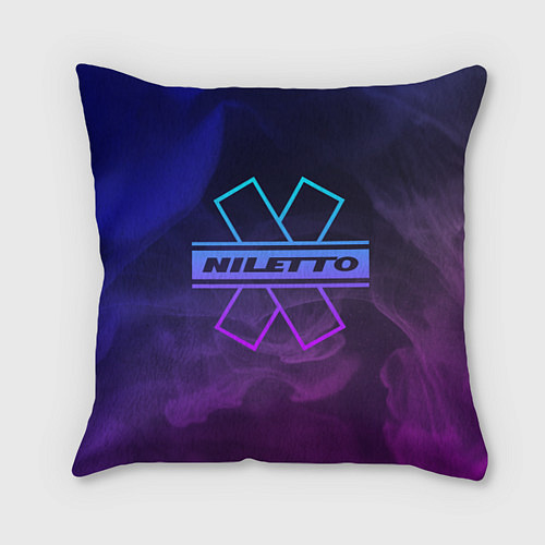 Подушка квадратная NILETTO / 3D-принт – фото 1