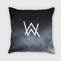 Подушка квадратная Alan Walker, цвет: 3D-принт