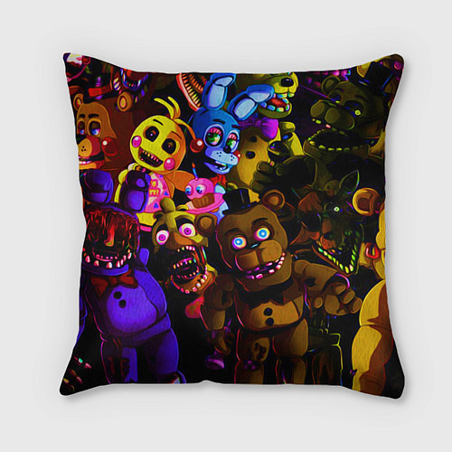 Подушка квадратная Five Nights At Freddy's / 3D-принт – фото 1