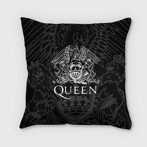 Подушка квадратная QUEEN / 3D-принт – фото 1