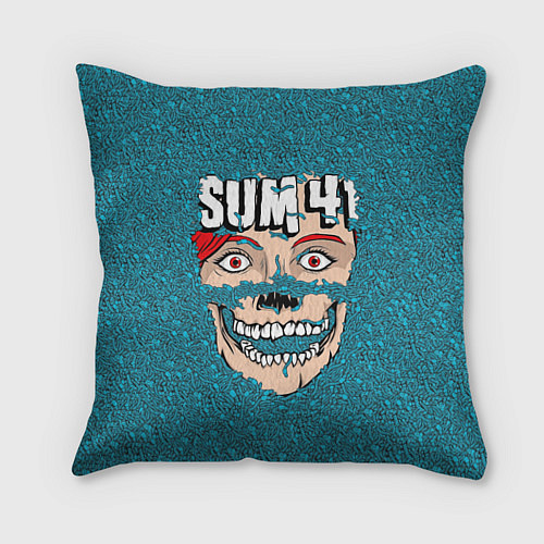 Подушка квадратная Sum41 poster / 3D-принт – фото 1