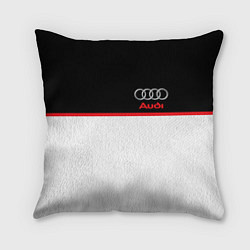 Подушка квадратная AUDI SPORT, цвет: 3D-принт