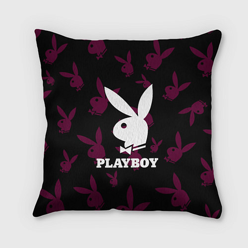 Подушка квадратная PLAYBOY / 3D-принт – фото 1