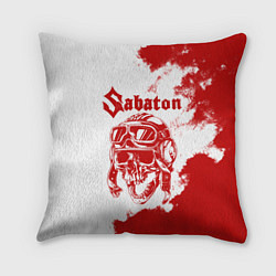 Подушка квадратная Sabaton, цвет: 3D-принт