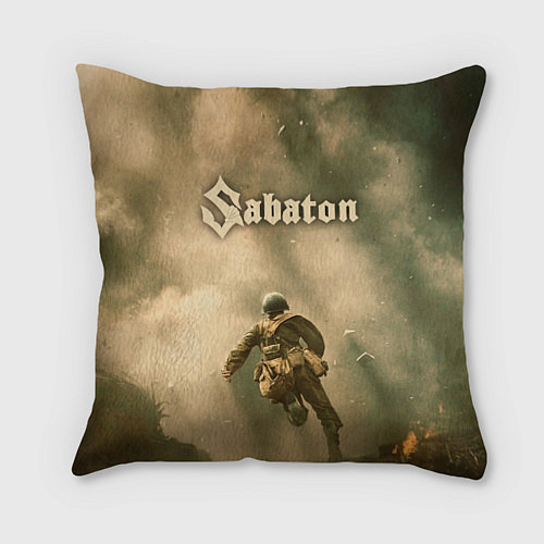 Подушка квадратная Sabaton / 3D-принт – фото 1
