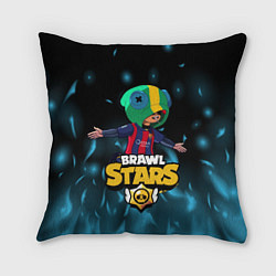Подушка квадратная Leon Messi Brawl Stars, цвет: 3D-принт