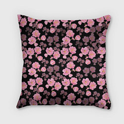 Подушка квадратная Цветок сакуры, цвет: 3D-принт