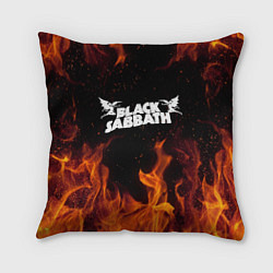 Подушка квадратная Black Sabbath, цвет: 3D-принт