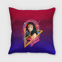 Подушка квадратная Wonder Woman, цвет: 3D-принт