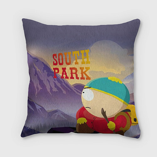 Подушка квадратная South Park Картмен / 3D-принт – фото 1