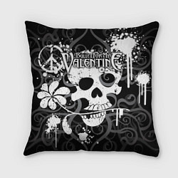 Подушка квадратная Bullet For My Valentine, цвет: 3D-принт