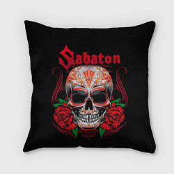 Подушка квадратная SABATON, цвет: 3D-принт
