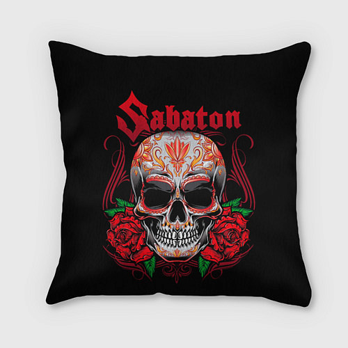Подушка квадратная SABATON / 3D-принт – фото 1