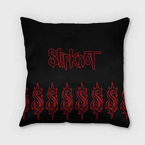 Подушка квадратная Slipknot 5 / 3D-принт – фото 1