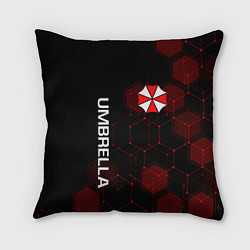 Подушка квадратная UMBRELLA CORP, цвет: 3D-принт