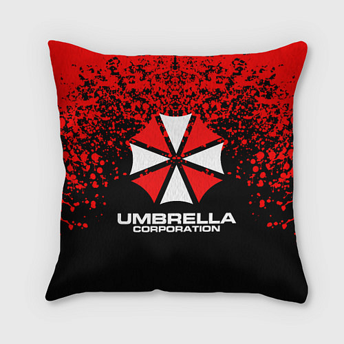 Подушка квадратная Umbrella Corporation / 3D-принт – фото 1