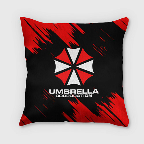 Подушка квадратная Umbrella Corporation / 3D-принт – фото 1