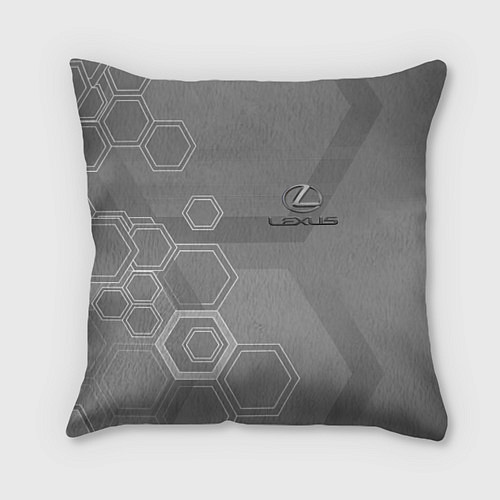 Подушка квадратная LEXUS / 3D-принт – фото 1