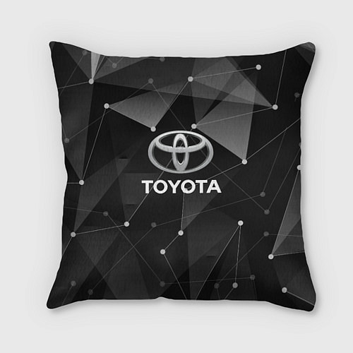 Подушка квадратная TOYOTA / 3D-принт – фото 1