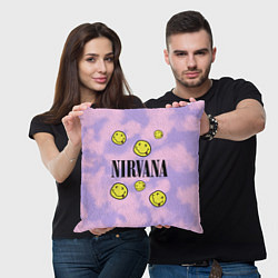 Подушка квадратная NIRVANA, цвет: 3D-принт — фото 2