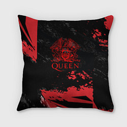 Подушка квадратная Queen, цвет: 3D-принт