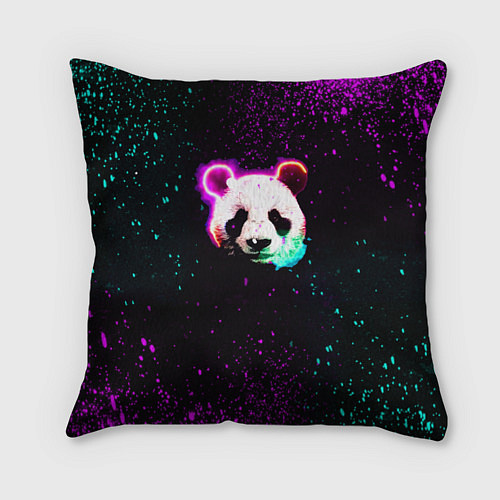Подушка квадратная Панда / 3D-принт – фото 1
