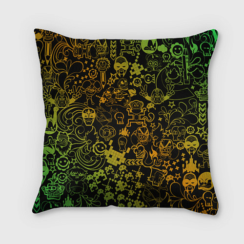 Подушка квадратная Игры / 3D-принт – фото 1