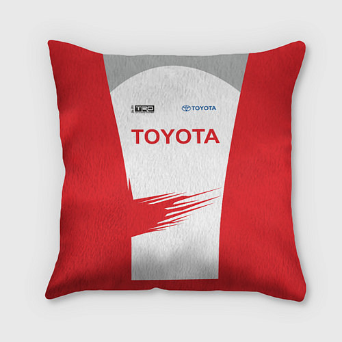 Подушка квадратная Toyota Driver / 3D-принт – фото 1