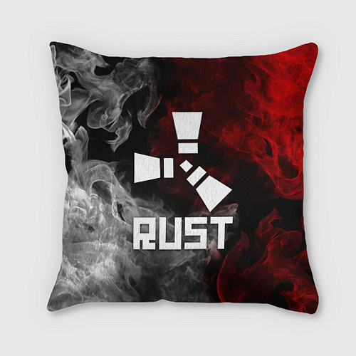 Подушка квадратная RUST / 3D-принт – фото 1