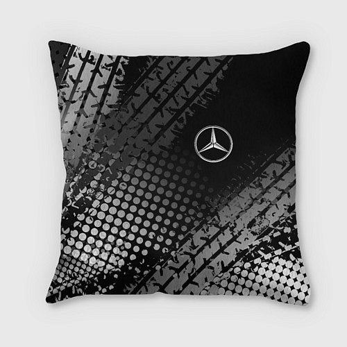 Подушка квадратная Mercedes-Benz / 3D-принт – фото 1