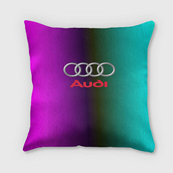 Подушка квадратная Audi, цвет: 3D-принт