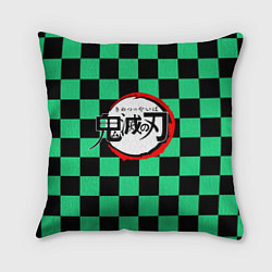 Подушка квадратная KIMETSU NO YAIBA, цвет: 3D-принт