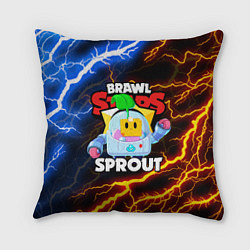 Подушка квадратная BRAWL STARS SPROUT