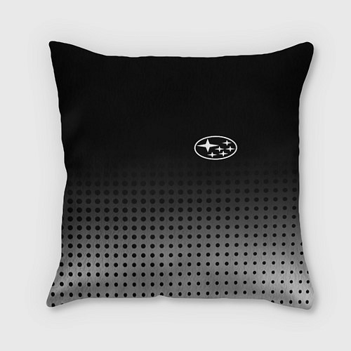 Подушка квадратная Subaru / 3D-принт – фото 1