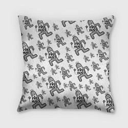 Подушка квадратная FREE HUGS, цвет: 3D-принт
