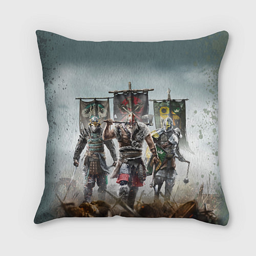Подушка квадратная For Honor / 3D-принт – фото 1