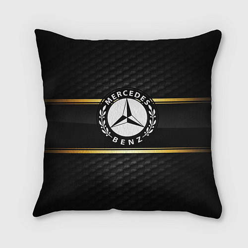 Подушка квадратная Mercedes-Benz / 3D-принт – фото 1