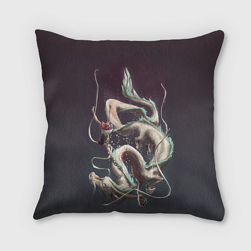 Подушка квадратная Унесённые призраками / 3D-принт – фото 1